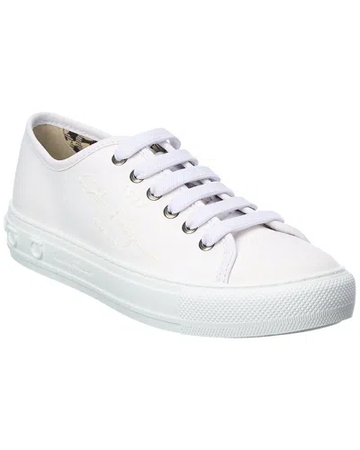 Ferragamo Woman Sneakers Off White Size 10.5 Textile Fibers