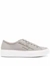 Ferragamo Mediterr Low-top Sneakers In Gray