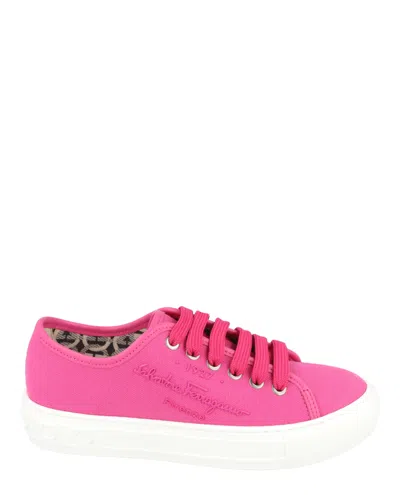 Ferragamo Mediterranean Low-top Sneakers In Multi