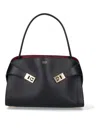 Ferragamo Medium Bag In Black