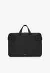 Ferragamo Medium Gancini Buckle Leather Briefcase