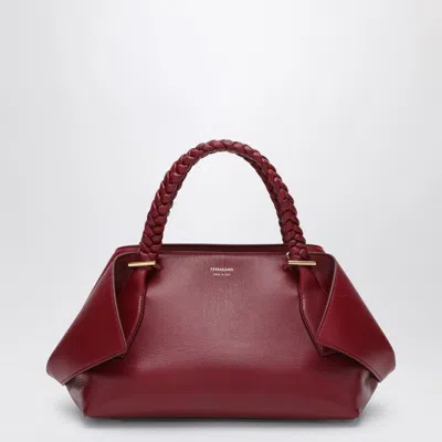 FERRAGAMO MEDIUM HANDBAG IN BURGUNDY COLOUR