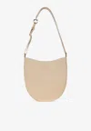 Ferragamo Medium Hobo North-south Leather Shoulder Bag In Neutral