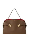 Ferragamo Medium Hug Shoulder Bag In Brown