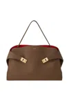 Ferragamo Medium Hug Shoulder Bag In Brown