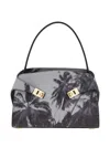 Ferragamo Medium Hug Shoulder Bag In Gray