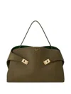 Ferragamo Medium Hug Shoulder Bag In Green