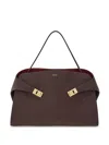 Ferragamo Medium Hug Shoulder Bag In Red