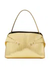 Ferragamo Medium Hug Soft Shoulder Bag In Gold