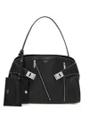 Ferragamo Medium Hug Soft Zip-detail Shoulder Bag In Black