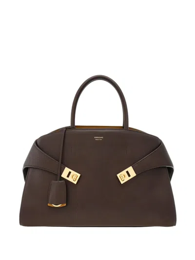 FERRAGAMO MEDIUM HUG TOTE BAG