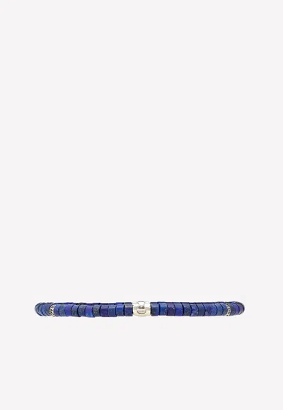 Ferragamo Medium Lapis Lazuli Boho Bracelet In Blue