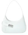 Ferragamo Medium Leather Hobo Bag In White