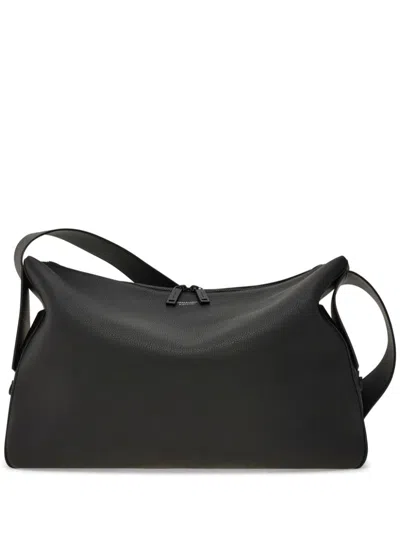 Ferragamo Medium Messenger Bag In Black