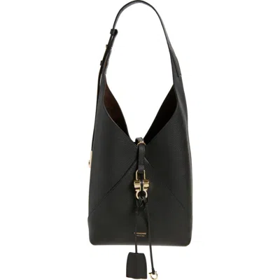 FERRAGAMO FERRAGAMO MEDIUM ORIGAMI LEATHER HOBO BAG