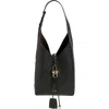 Ferragamo Hobo Medium Bag With Gancino Locker Shoulder Bags Black