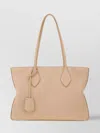 Ferragamo Medium Pebbled Tote Bag With Top Handles