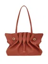Ferragamo Medium Soft Shoulder Bag In Red