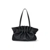 Ferragamo Medium Shoulder Bag Piercing In Black