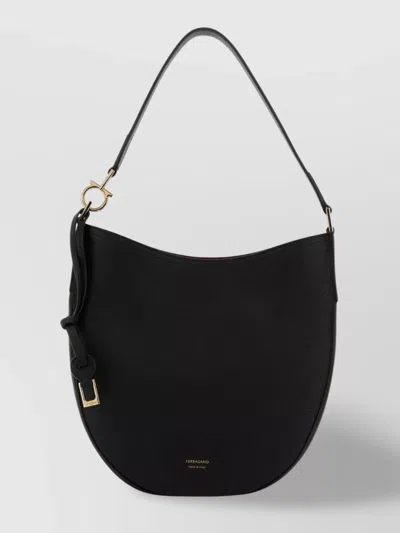 FERRAGAMO MEDIUM SMILE SHOULDER BAG