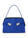 Ferragamo Medium Soft Hug Shoulder Bag In Blue