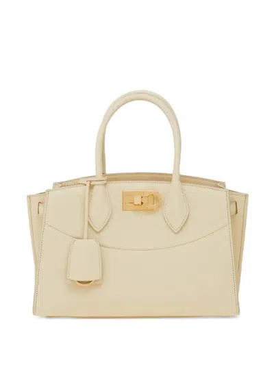 Ferragamo Medium Soft Studio Tote Bag In Brown
