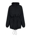 Ferragamo Medium Technical Parka In Black