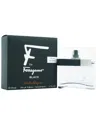 Ferragamo Men's 1.7oz F Black Eau De Toilette Spray