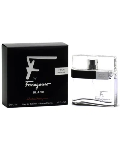 Ferragamo Men's 1.7oz F By  Black Eau De Toilette Spray In Multi
