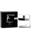 Ferragamo Men's 1.7oz F By  Black Eau De Toilette Spray In Multi