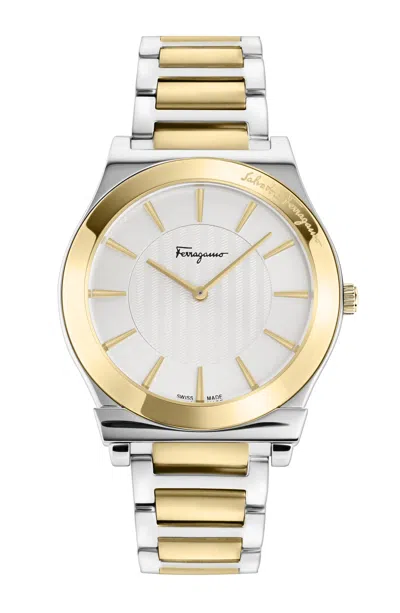 Ferragamo Men's 1898 Slim 41mm Quartz Watch In Multi