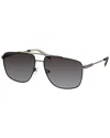 Ferragamo Men's 239s 60mm Sunglasses In Black