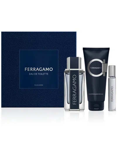 Ferragamo Men's 3-pc.  Eau De Toilette Gift Set In No Color