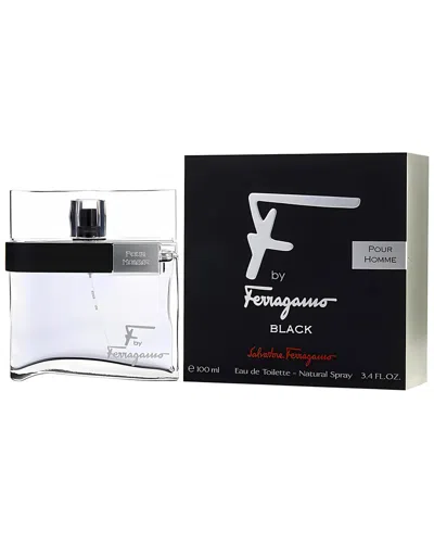 Ferragamo Men's 3.4oz F Black Edt Spray