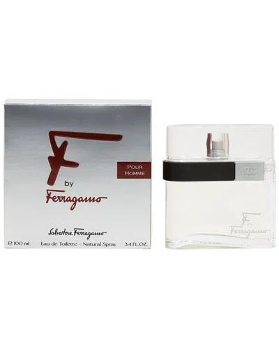 Ferragamo Men's 3.4oz F Eau De Toilette Spray In Transparent