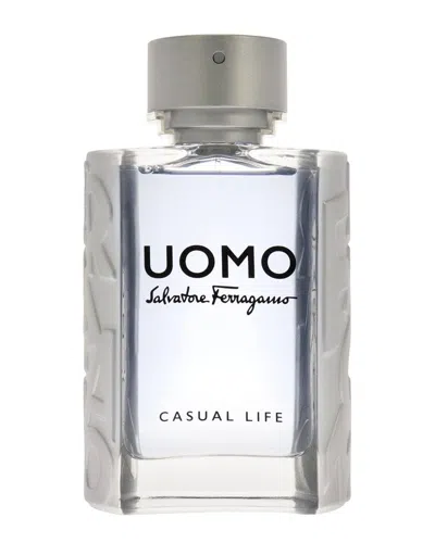 Ferragamo Men's 3.4oz Uomo Casual Life Edt In White