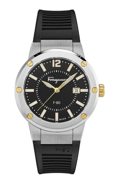 Ferragamo Men's 44mm Quartz Watch In Black