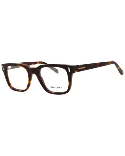 Ferragamo Men's 51mm Optical Frames In Brown
