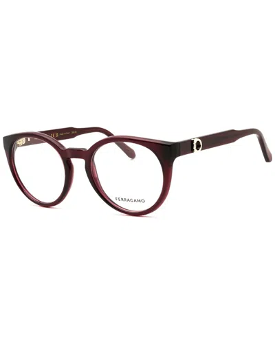 Ferragamo Men's 51mm Optical Frames In Red