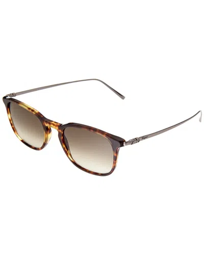 Ferragamo Men's 53mm Sunglasses In Brown