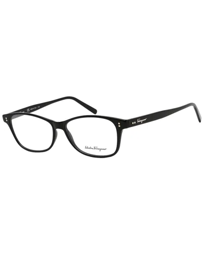 Ferragamo Men's 55mm Optical Frames In Black
