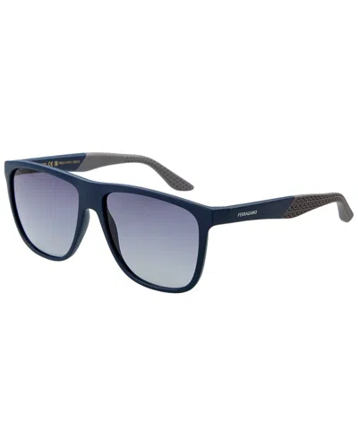 Ferragamo Men's 59mm Sunglasses In Black