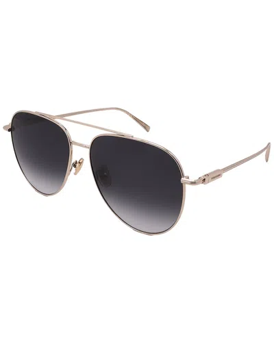 Ferragamo Men's 61mm Sunglasses In Gold