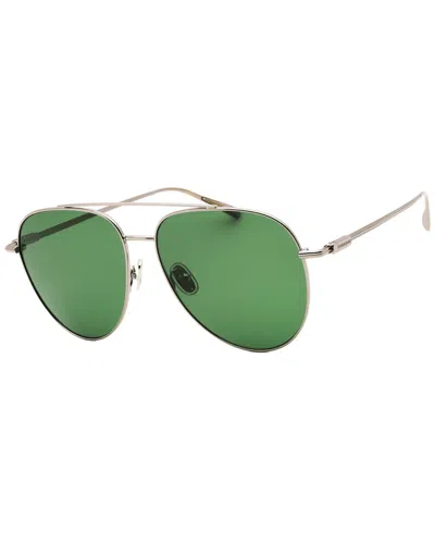 Ferragamo Men's 61mm Sunglasses In Green
