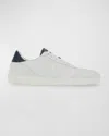 Ferragamo White Low Top Signature Sneakers In Bianco