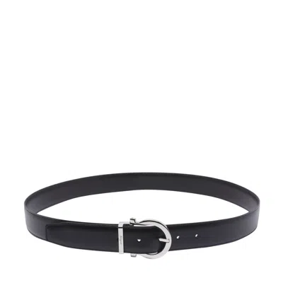 FERRAGAMO FERRAGAMO MEN ADJUSTABLE DOUBLE GANCINI BELT