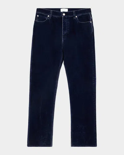 Ferragamo Men & Apos;s Bleached-effect Straight Leg Five-pocket Pants In Multi