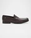 Ferragamo Men's Athen Leather Moc-toe Penny Loafers