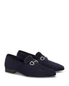 Ferragamo Gancini Buckle Loafer In Black