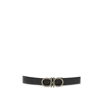 Ferragamo Men's Belt In Black